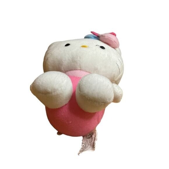 Hello Kitty 8" Plush Toy With Pink Outfit & Bow - Picture 6 of 6